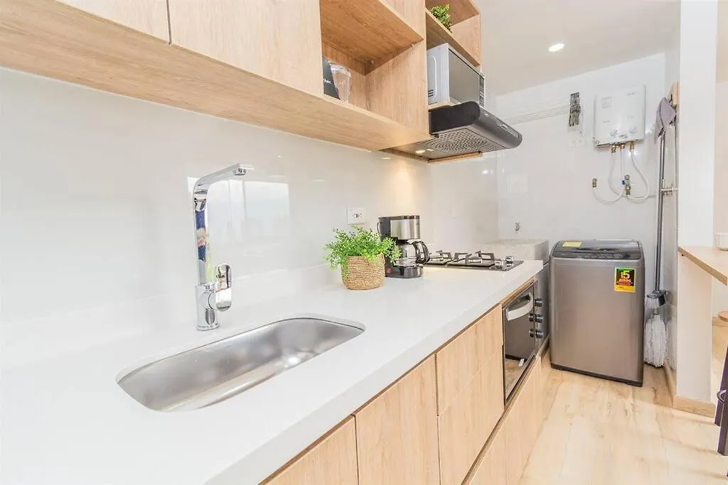 Apartment New! Homey Loft El Tesoro-Fast Wifi Medellin